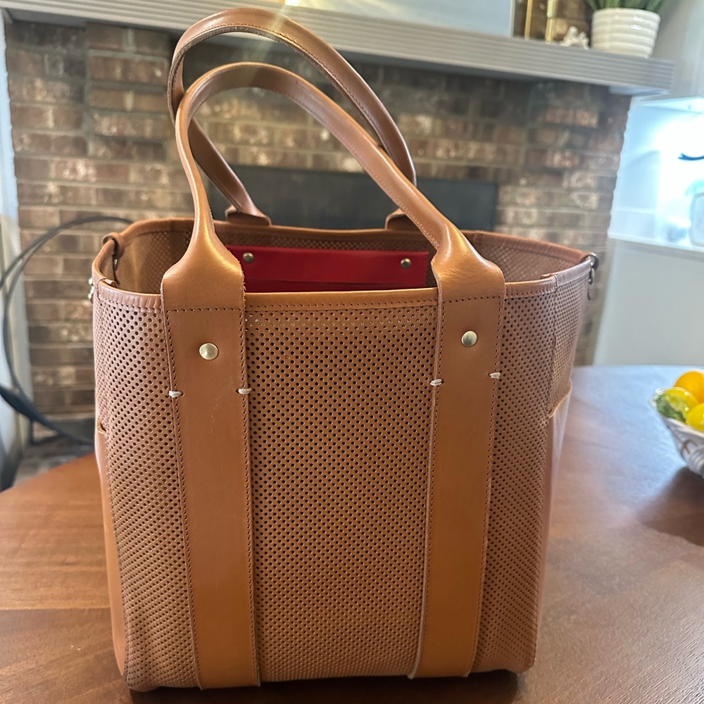 Clare V Perforated Le Box Tote